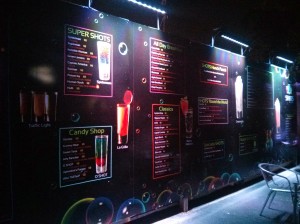 Menu Wall - this is only HALF!